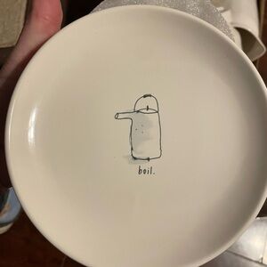 Rae Dunn Set of 4 Plates